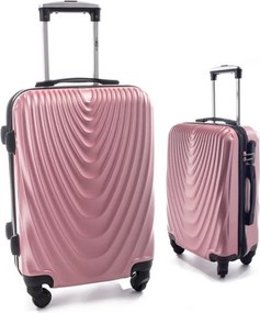 Rózsaarany 2 részes szett keményfedeles bőrönddel „Motion” – M, L + M, XL