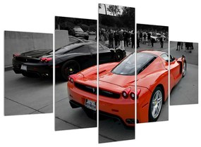 Gyors autók képe (150x105 cm)