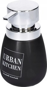 Folyékony szappan adagoló tartály, fekete