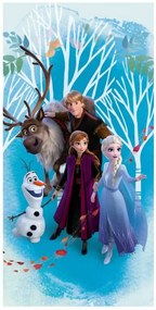 Disney Jégvarázs fürdőlepedő, strand törölköző 70*140cm