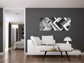 Absztrakt kép kocka (120x50 cm)