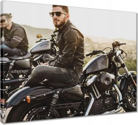 Vászonkép 50x40 Harley Davidson Motorkerékpár