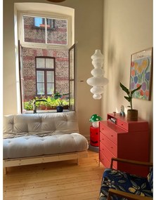 Natúr színű kinyitható kanapé 160 cm Roots - Karup Design