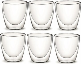 Aqualogis eszpresszó kávés termopohár szett 80ml 6 db-os