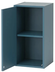 Boxie 1 ajtós fali szekrény 80x40x37 cm petrol kék