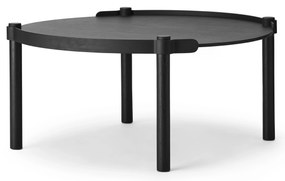 Fa asztal 80cm, fekete tölgy - COOEE