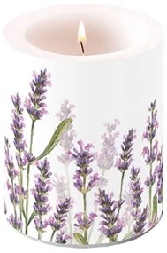 Lavender Shades white átvilágítós gyertya 12x10 cm