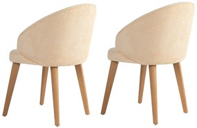 Bentley Beige and Light Oak étkezőszék szett, 2 db