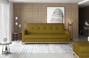 Selene buk kanapé, sárga, Monolit 48