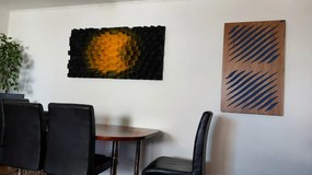 Fali panel 140x70x7cm-design panel - diffúzor - 140x70x7cm