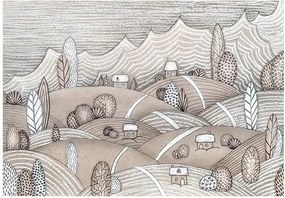 Gyerek fotótapéta skandináv hegyek 416 x 254