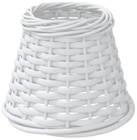 fehér fonott lámpaernyő Ø15 x 12 cm