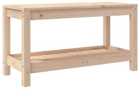tömör fenyőfa kerti pad 82,5x35x45 cm