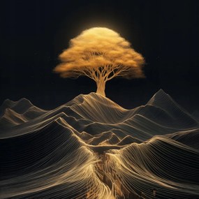 Poszter 90x90cm Energiafa