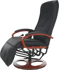 Masszázsfotel, fekete, ARTUŠ 2