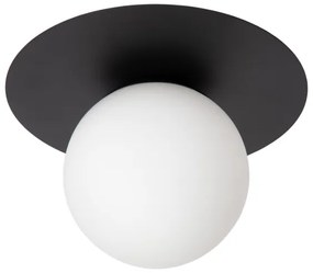 Lucide 79187/01/30 - Mennyezeti lámpa TRICIA 1xE27/15W/230V átm. 25 cm fekete