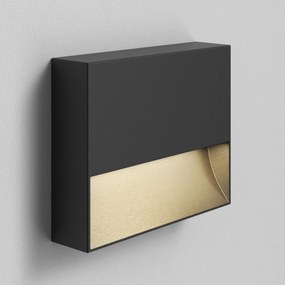 ASTRO LIGHTING 1466001 MORI Modern Kültéri Fali Lámpa Fekete Struktúra LED IP65