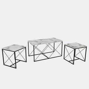 Dohányzóasztal Defne - Fehér Marble