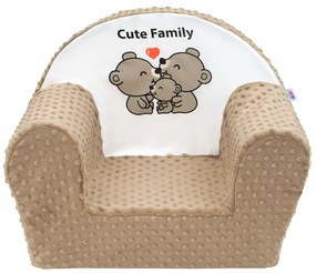 Gyermek fotel New Baby Cute Family cappuccino