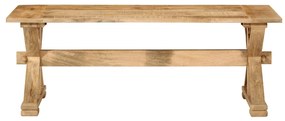 tömör mangófa dohányzóasztal 110 x 52 x 40 cm