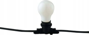 Faneurope Fan Europe Picnic lámpákkal ellátott kábel, fekete, 10 x E14, IP44, videóval