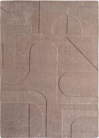 Modern járólap 80x250cm, bézs 3d dombornyomott minta, puha sörték