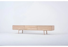 Fawn tömör tölgyfa TV állvány 3 fiókkal - Gazzda