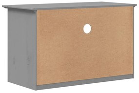 BODO szürke tömör fenyőfa TV-szekrény 2 fiókkal 91,5x44,5x56 cm