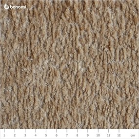 Mustársárga kárpitozott franciaágy ágyráccsal 160x200 cm Noira Slim – Bonami Selection