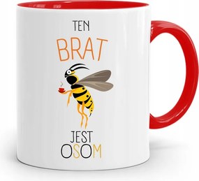 Piros Bögre Testvérnek Ez A Testvér Egy Darázs, fényképes nyomattal