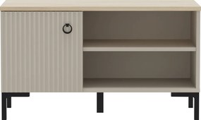 Cipősszekrény, szürkésbarna Taupe/silverjack tölgy, DOMCA 1D