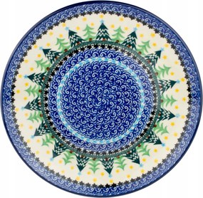 Ebédlő tányér 25cm Ceramika Artystyczna Bolesławiec