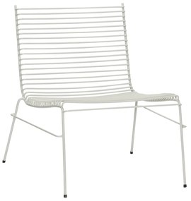 Fehér fém kerti fotel String – Hübsch