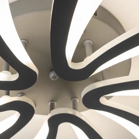 Brilagi - LED Dimmelhető felületre szerelhető csillár TWIST LED/55W/230V 3000-6500K antracit + távirányító