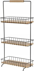 Pultra szerelhető rendszerező konyhai polc 3 szint 58cm