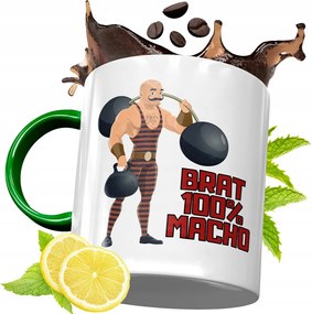 Zöld Bögre Testvérnek Ajándékba, fényképes nyomattal