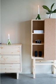 Slide borovi fenyő könyvespolc, 70 x 142 cm - Karup Design