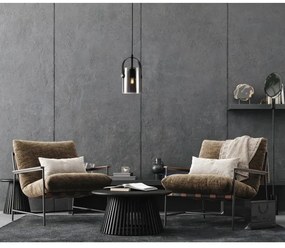 ITALUX PND-32453-1-BK+SG - Csillár zsinóron NANESMA 1xE27/40W/230V fekete