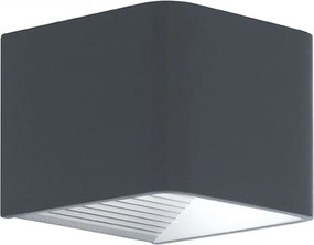 Eglo Kültéri fali lámpa Doninni fekete, Led 7,5 x 13,5 cm alumínium