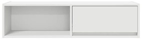 fehér szerelt fa TV-szekrény 100x31x25,5 cm