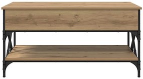 vidaXL Dohányzóasztal Artisan tölgy 100 x 50 x 50 cm Faanyag