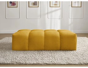 Mustársárga zsenília lábtartó Everest – Bobochic Paris