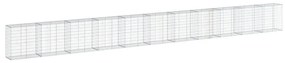 horganyzott vas gabion kosár fedéllel 1100 x 50 x 100 cm