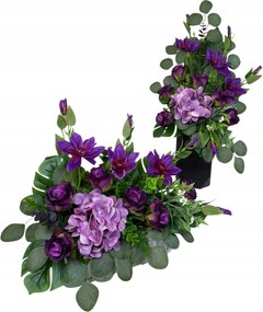 Csokor Nád Kompozíció Sír Temető Művirágok