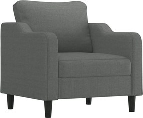 vidaXL sötétszürke szövet kanapéfotel 60 cm