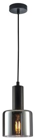 ITALUX PND-65342-1-BK-SG SANTIA Egyágú Függesztett Lámpa Fém E27 IP20