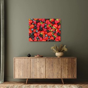 Kép - gyümölcs rakomány (üvegen) (70x50 cm)