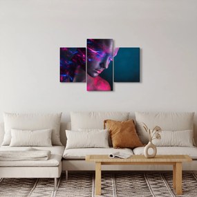Csillogó nő képe (90x60 cm)