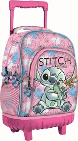 Disney Lilo és Stitch, A csillagkutya Doll prémium gurulós iskolatáska, táska 44 cm