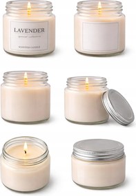 Sea Salt Lavender Illatgyertya – 1 Db